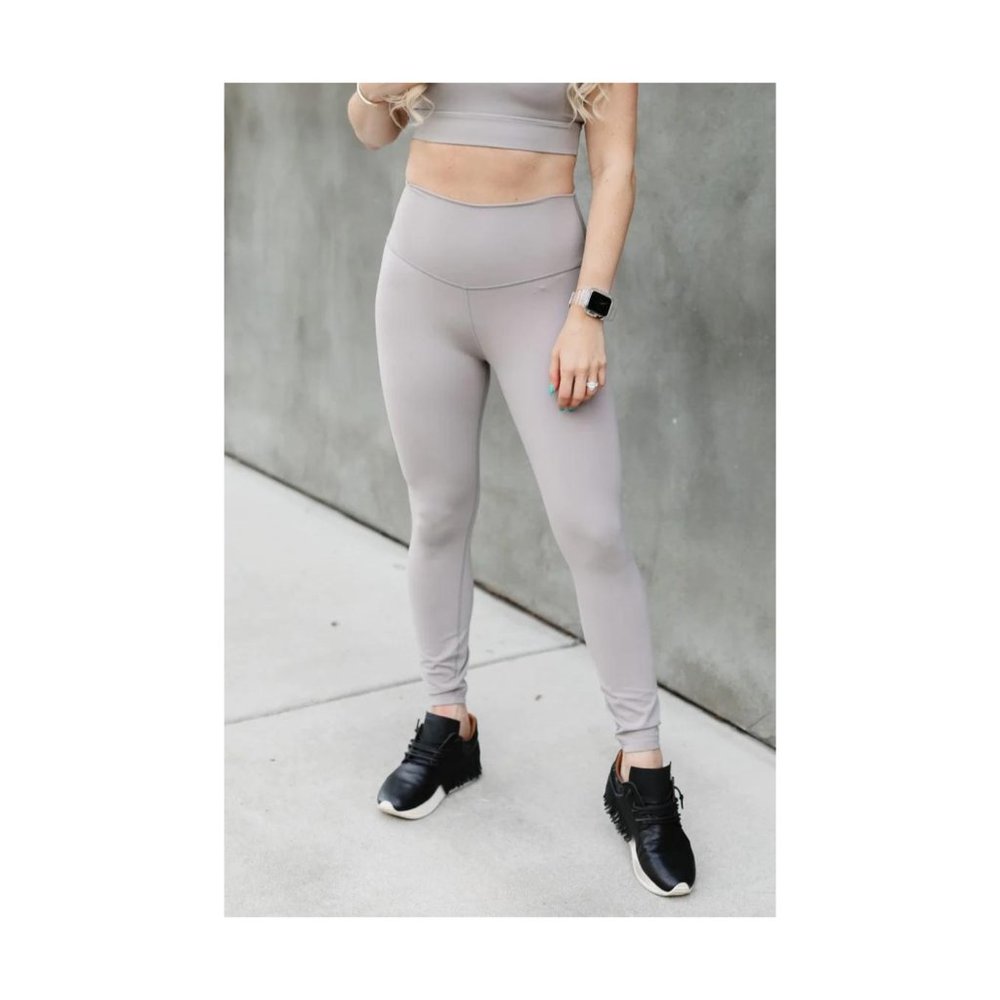 Varley NWT Women's Gray Flannel Always Super High 25" Leggings, Size XLarge